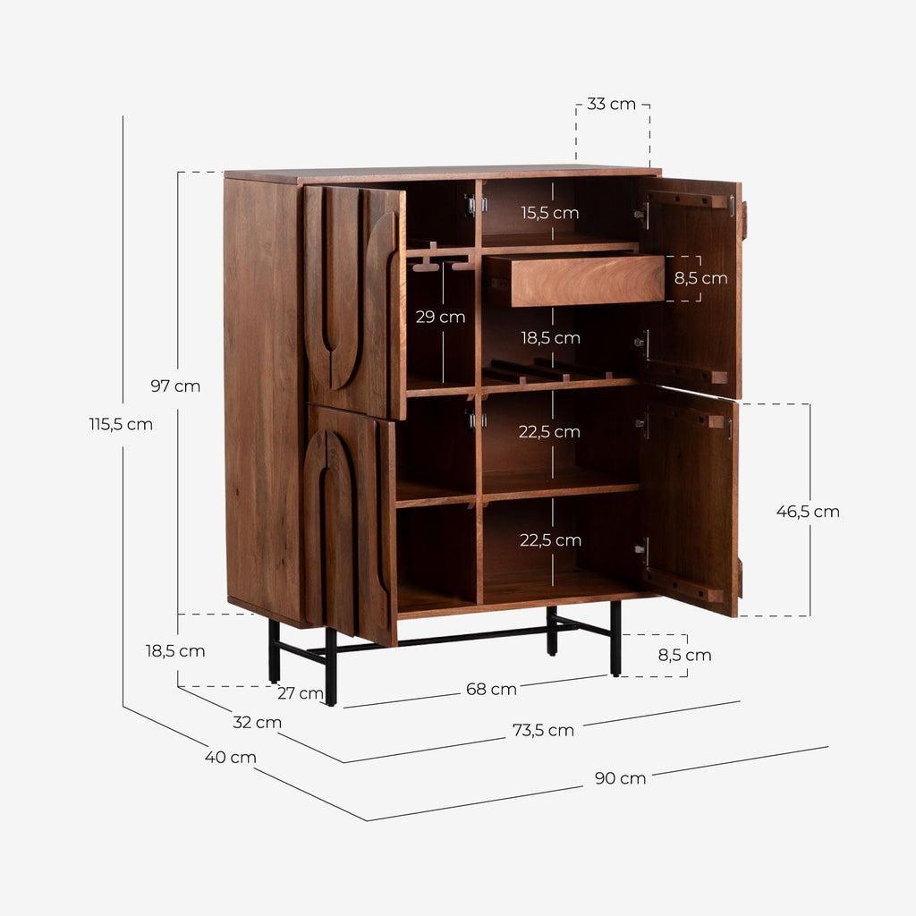 Arco Bar Cabinet