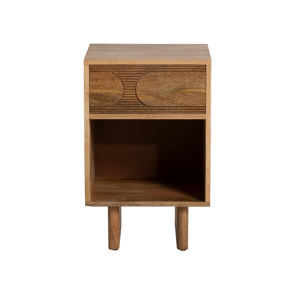 Arco Fluted Bedside Table