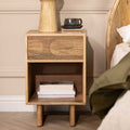 Arco Fluted Bedside Table