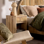 Arco Fluted Bedside Table