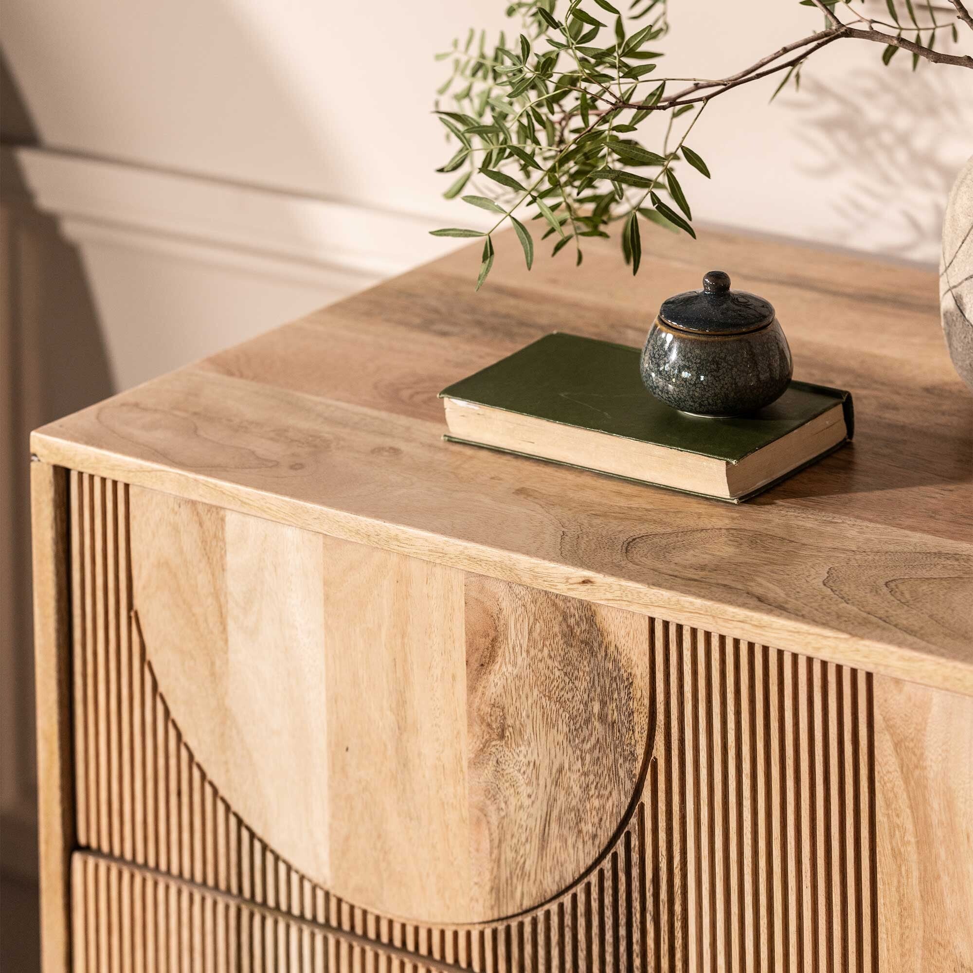 Arco Fluted Chest of Drawers