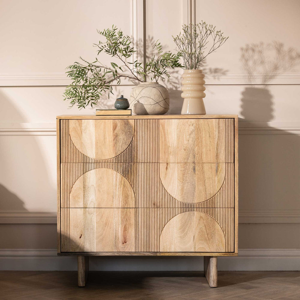 Arco Fluted Chest of Drawers