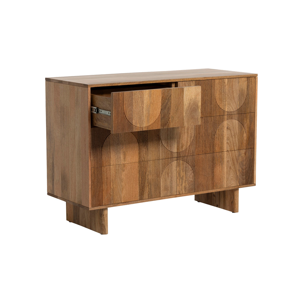 Arco Fluted Chest of Drawers - Large