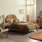 Arco Fluted Bed - Queen Size