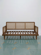 Arlen Solid Wood Cane Sofa 3 Seater