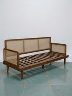 Arlen Solid Wood Cane Sofa 3 Seater
