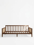 Evren Solid Wood Rattan Sofa