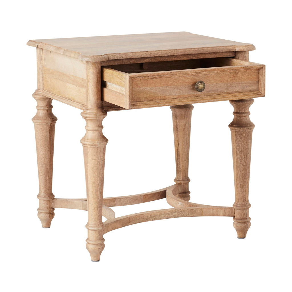 Havana Solid Wood Bedside Table