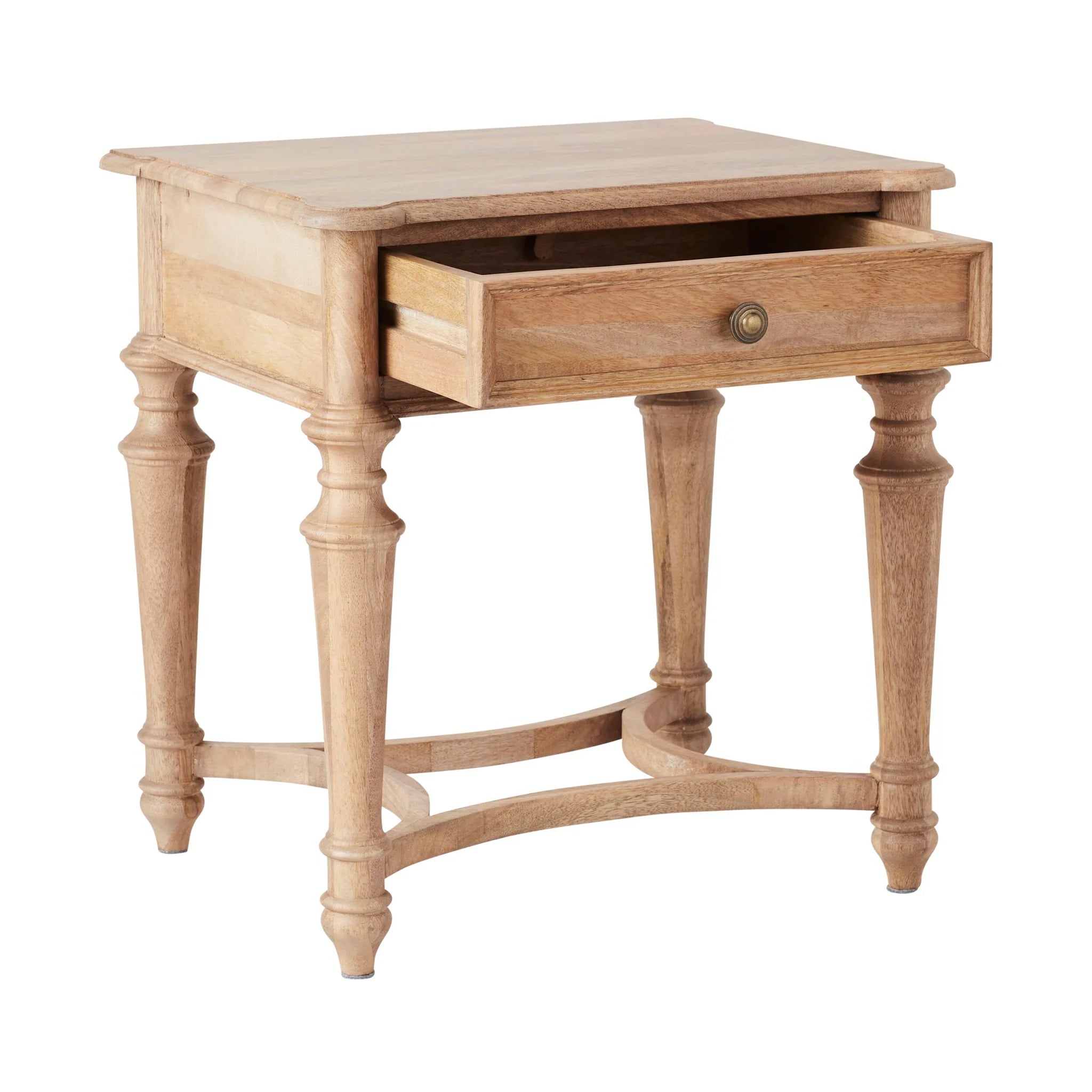 Havana Solid Wood Bedside Table