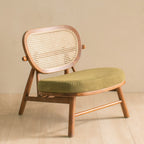 Japandi Mid Century Armchair