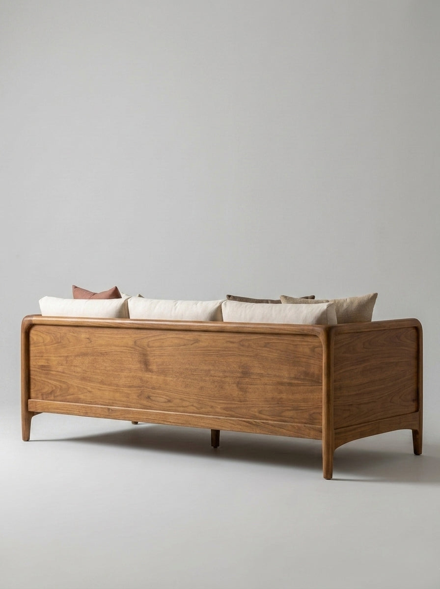 Kairo Solid Wood Sofa 3 Seater
