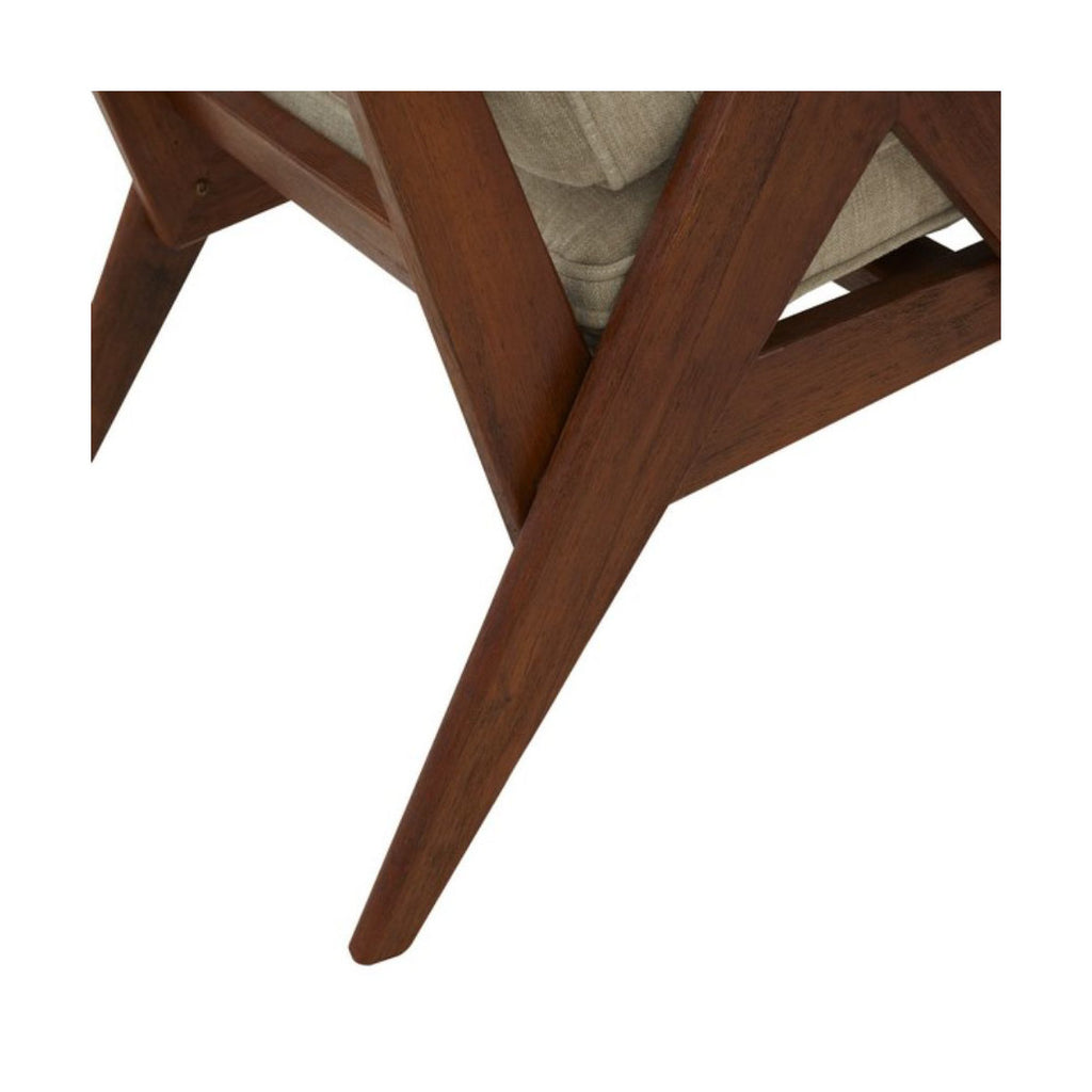 Leo Solid Wood Accent Armchair