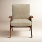 Leo Solid Wood Accent Armchair