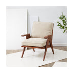 Leo Solid Wood Accent Armchair