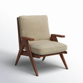 Leo Solid Wood Accent Armchair