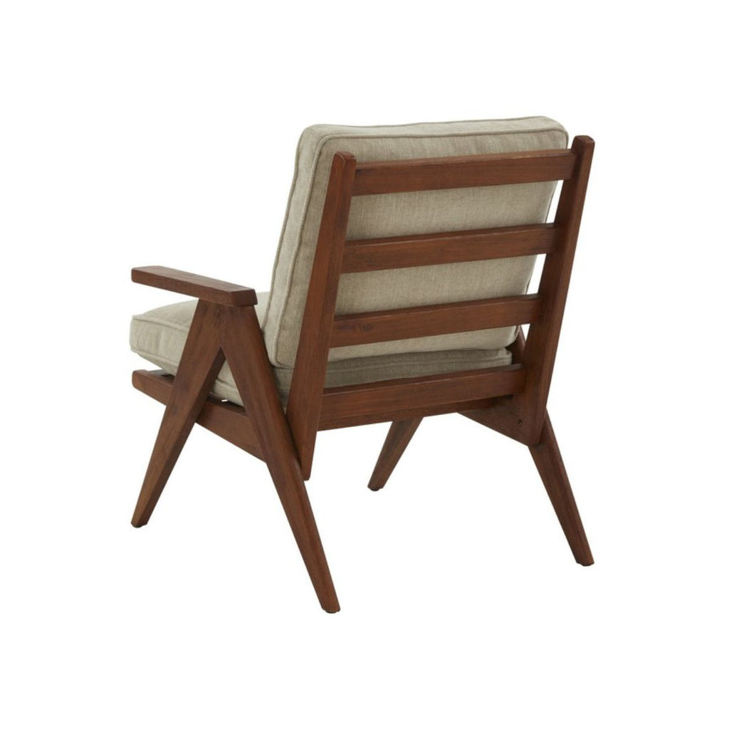 Leo Solid Wood Accent Armchair