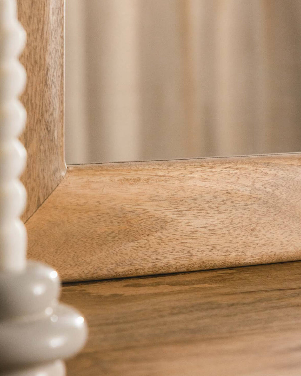 Mango Wood Rectangular Mirror