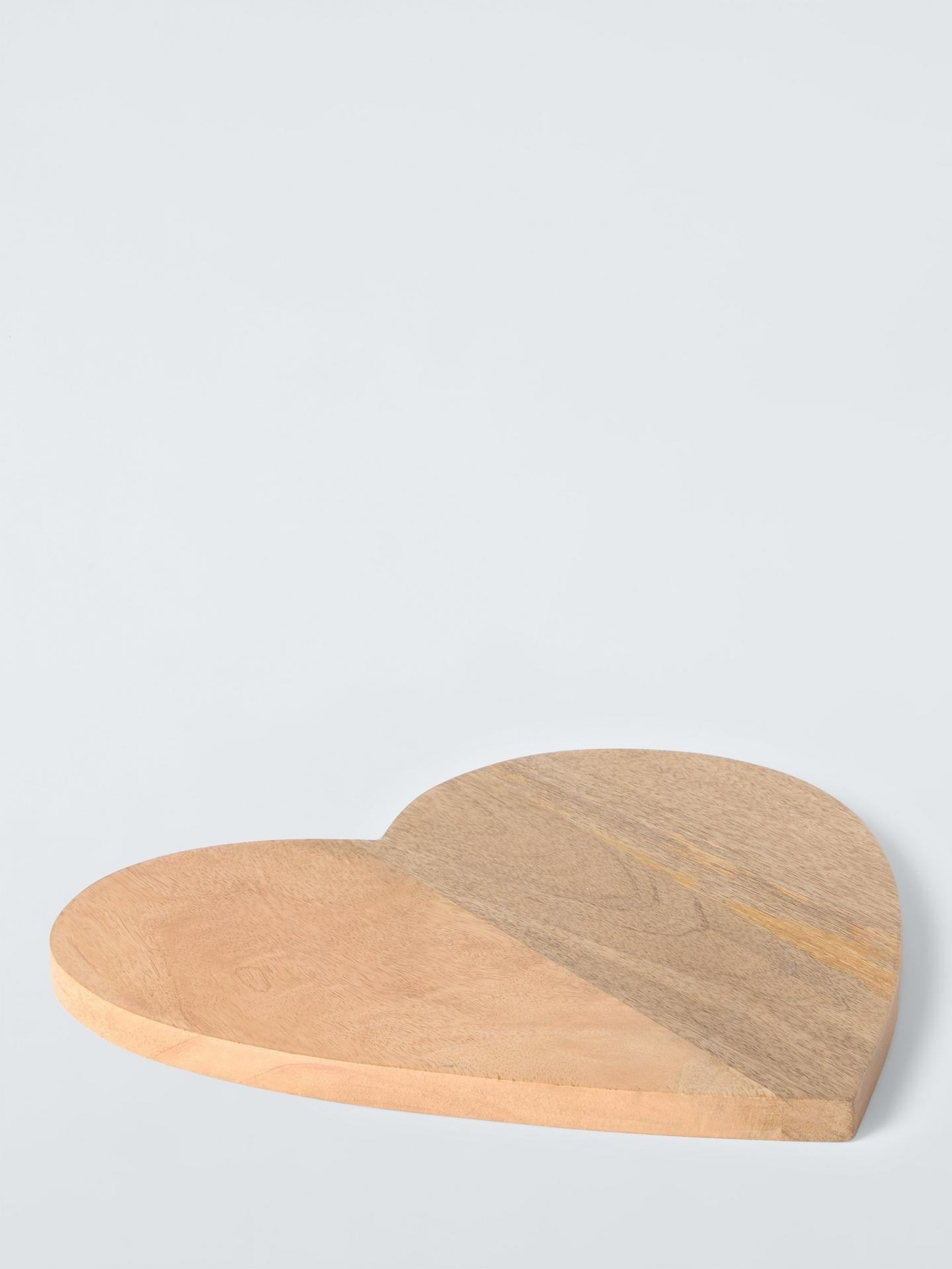 Heart Mango Wood Serve Board
