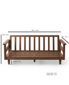 Rowan Solid Wood Sofa
